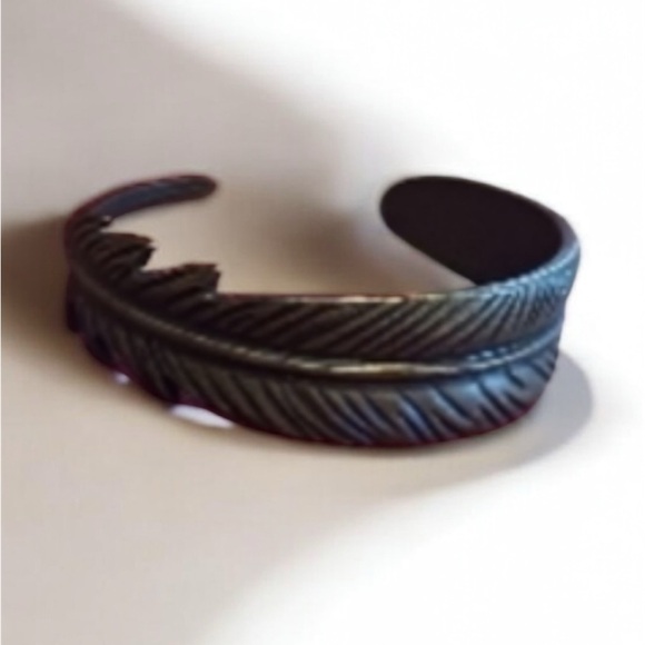 CUTE Bronze Leaf Cuff Bracelet NEW - Picture 4 of 7